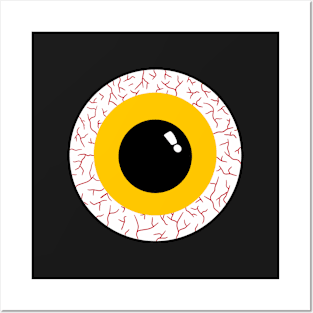 Yellow eye balls Posters and Art